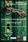 Colloque La Psychologie à l épreuve du Féminisme. Un levier de Résistance