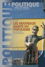 couverture de la revue Politique n°75