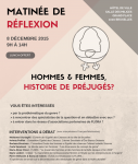 Matinée de réflexion Hommes Femmes histoire de préjugés