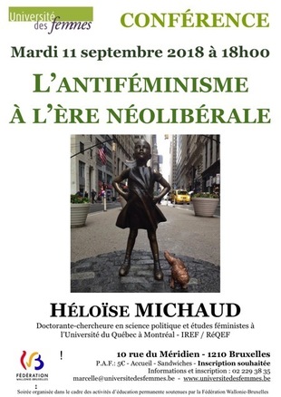 Conférence « L'antiféminisme à l'ère néolibérale »