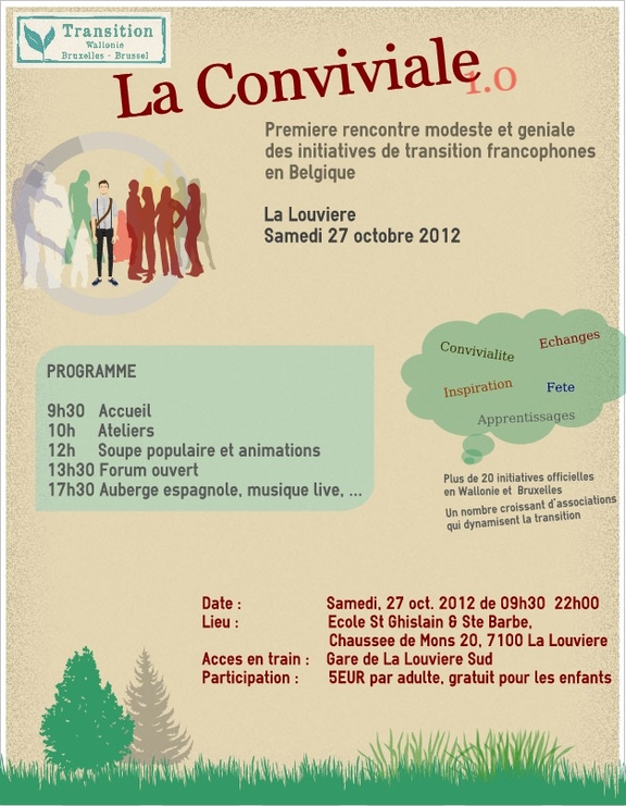 Affiche de la Conviviale du 27 octobre 2012